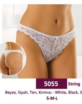 Bella Donna 5055 Dantelli String resmi