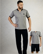 Bone Club 3464 Erkek 3'lü Pijama Takım resmi