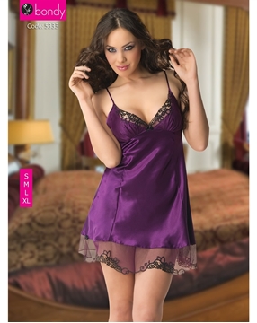 Bondy 5333 Saten Gecelik resmi