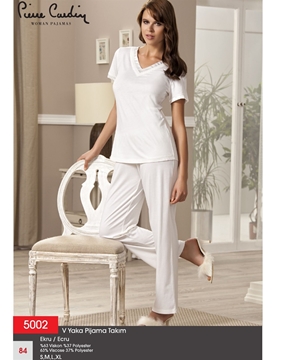Pierre Cardin 5002 V Yaka Pijama Takım resmi