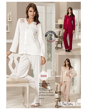 Pierre Cardin 5004 Boydan Patlı Pijama Takım resmi