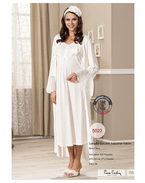 Picture of Pierre Cardin 5022 Lohusa Gecelik Sabahlık Takım
