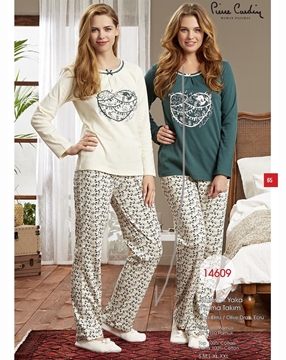 Pierre Cardin 14609 Yuvarlak Yaka Pijama Takım resmi