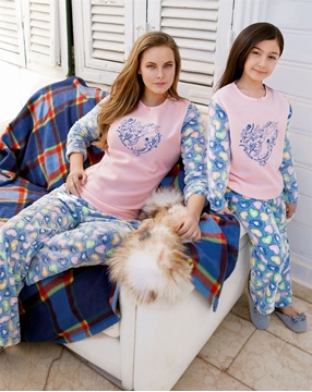 Yeni İnci BPJ-800 Bayan Polar Pijama Takım resmi