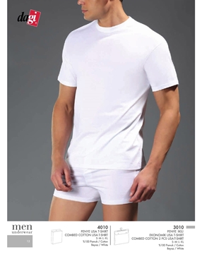 Dagi 10330 Penye Usa 2'li T-Shirt  resmi