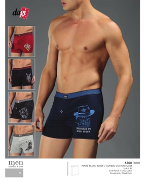 Dagi 6300 Baskılı Penye Boxer resmi