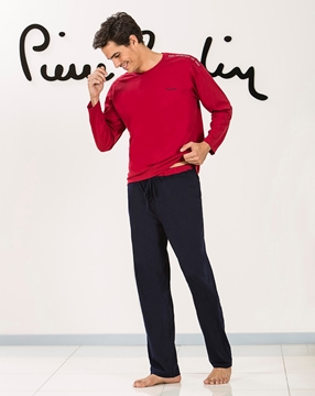 Pierre Cardin 5368 Erkek Uzun Kol Pijama Takım resmi