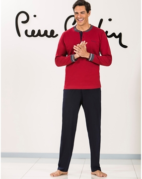Pierre Cardin 5373 Erkek Uzun Kol Pijama Takım resmi