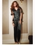 Resim Pierre Cardin 1505 Dantelli Saten Pijama Takım