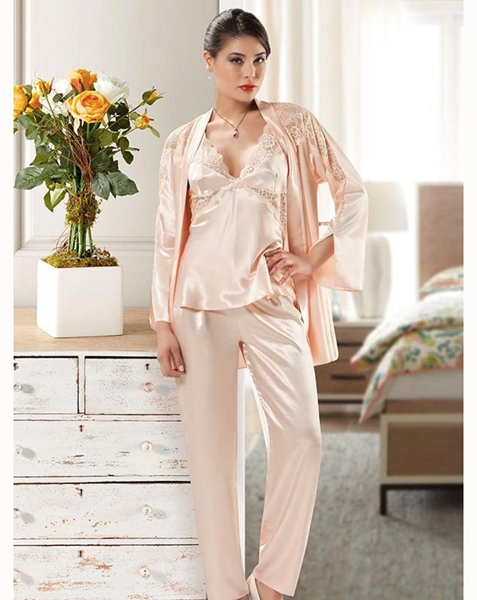 Picture of Nilay 1310 Saten Pijama Takım