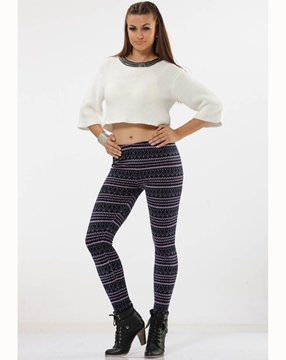 Donwear 2371 Termal Desenli Tayt resmi