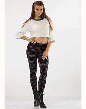 Donwear 2372 Termal Desenli Tayt resmi