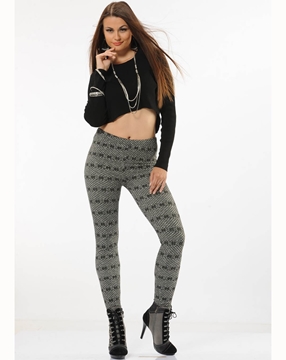 Donwear 2386 Termal Desenli Tayt resmi