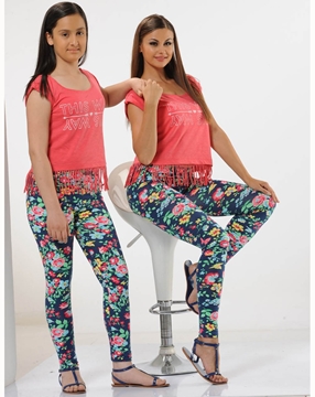 Donwear 2368 Termal Desenli Tayt resmi