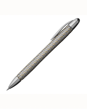 Porsche Design P3110 Tecflex Altın Çelik Tükenmezkalem 988790 resmi