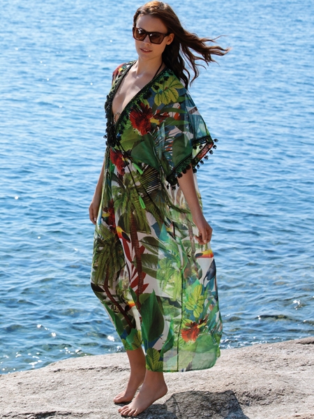 Picture of Penye Mood 7727 Maxi Plaj Elbisesi