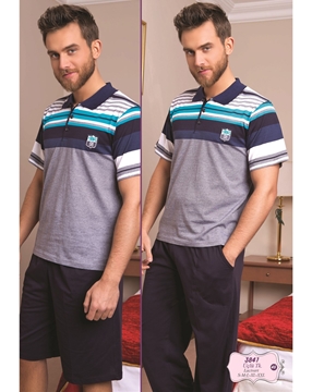 Bone Club 3841 Erkek Üçlü Pijama Takım resmi
