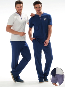 US Polo 17065 Erkek Üçlü Pijama Takım resmi
