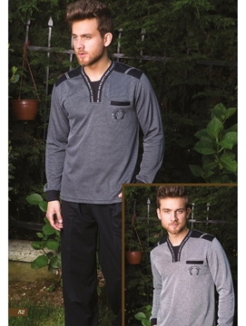 Bone Club 3971 V Yaka Pijama Takım resmi