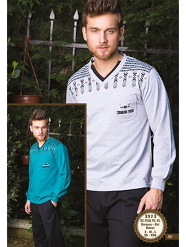 Bone Club 3973 Erkek İki İplik Pijama Takım resmi
