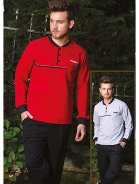 Bone Club 3974 Erkek İki İplik Pijama Takım resmi