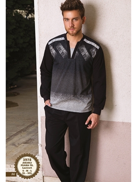 Bone Club 3978 Erkek Jakarlı Pijama Takım resmi