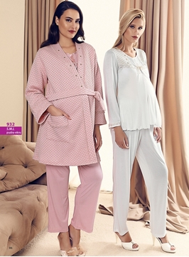 Artış 932 Üçlü Lohusa Pijama Takım resmi