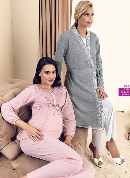Picture of Artış 938 Üçlü Lohusa Pijama Takım