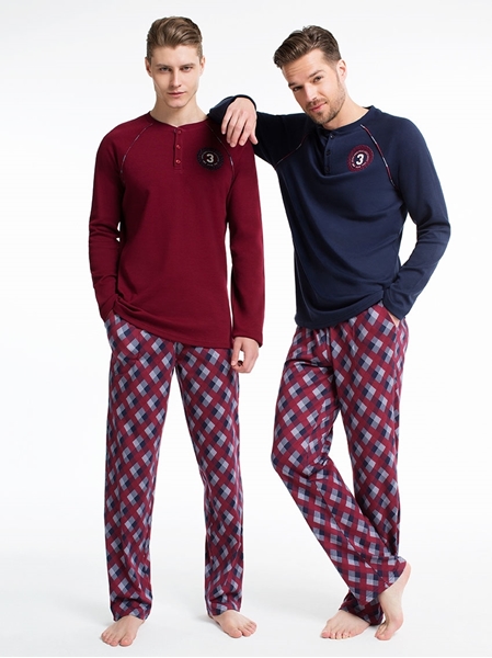 Picture of US Polo 17114 Patlı Erkek Pijama Takım