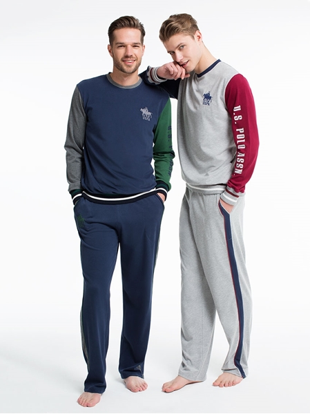 Picture of US Polo 17139 Yuvarlak Yaka Erkek Pijama Takım