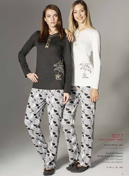 Pierre Cardin 3077 Bayan Pijama Takım resmi