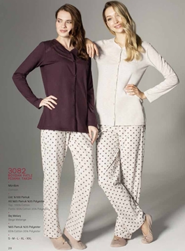 Pierre Cardin 3082 Bayan Pijama Takım resmi