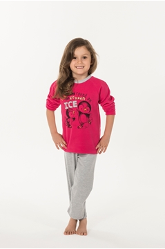 Kom Pink Kız Çocuk Pijama Takım 52PJ50071 resmi