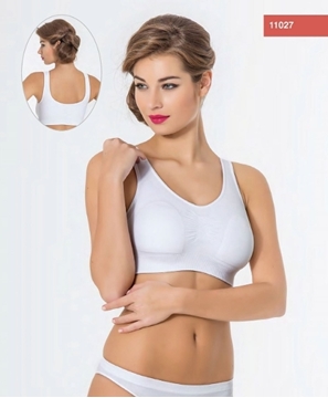 Miss Fit 11027 Kalın Askılı Pedli Büstiyer resmi