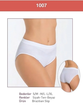 Miss Fit 1007 Dikişsiz Slip resmi