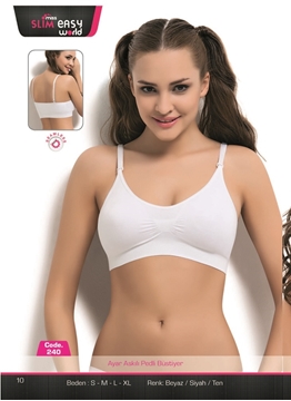 Miss Slim 240 Ayar Askılı Pedli Büstiyer resmi