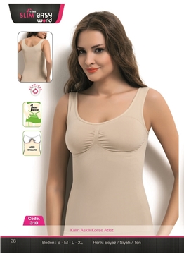 Miss Slim 310 Kalın Askılı Korse Atlet resmi