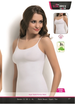 Miss Slim 315 Ayar Askılı Korse Atlet resmi