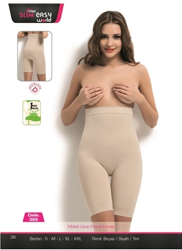 Miss Slim 365 Mideli Uzun Paçalı Korse resmi