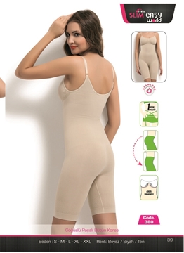 Miss Slim 380 Gögüslü Paçalı Bütün Korse resmi