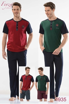 Feyza 1935 Erkek Üçlü Pijama Takım