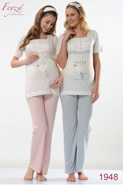 Feyza 1948 Hamile Lohusa Pijama Takım