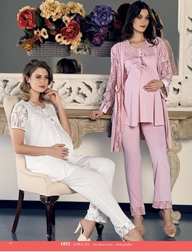 Artış 1052 Üçlü Hamile Lohusa Pijama Takım