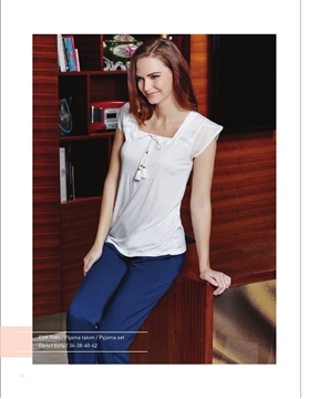 Eros ESK 9080 Bayan Pijama Takım