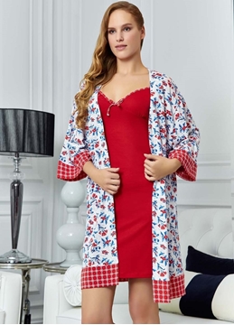 Pierre Cardin 9010 Gecelik Sabahlık Takım