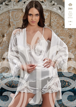 Jeremi 2505 Saten Üçlü Şort Takım