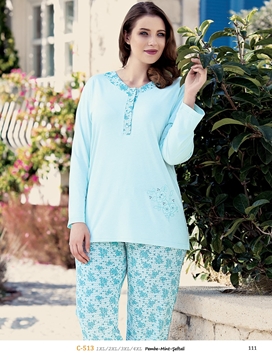 Fc Fantasy C-513 Büyük Beden Pijama Takım