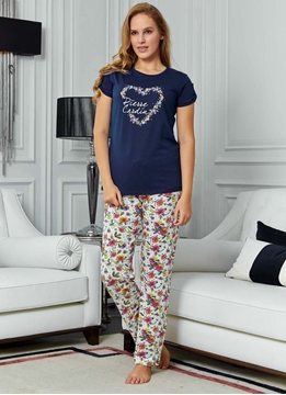 Pierre Cardin 9051 Bayan 3'lü Pijama Takım