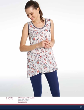Us Polo 15573 Bayan Tunik Tayt Takım