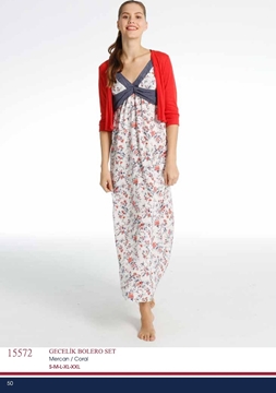 Us Polo 15572 Bayan Gecelik Bolero Takım